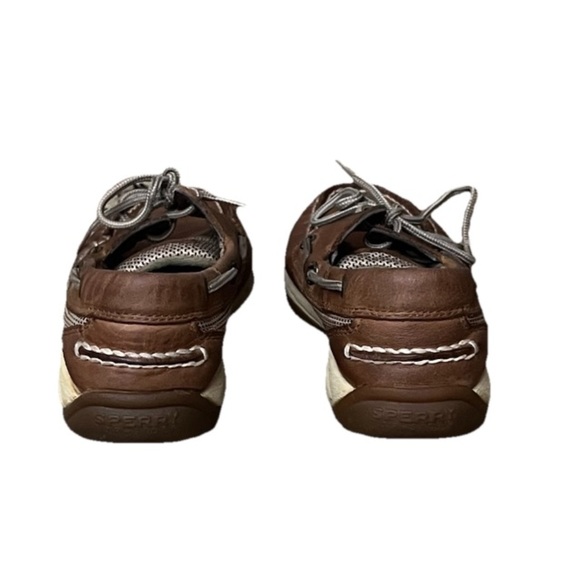 Sperry Top-Sider Intrepid 9774811 Women’s Boat Shoes 6.5M Tan Brown Leather - Picture 5 of 10